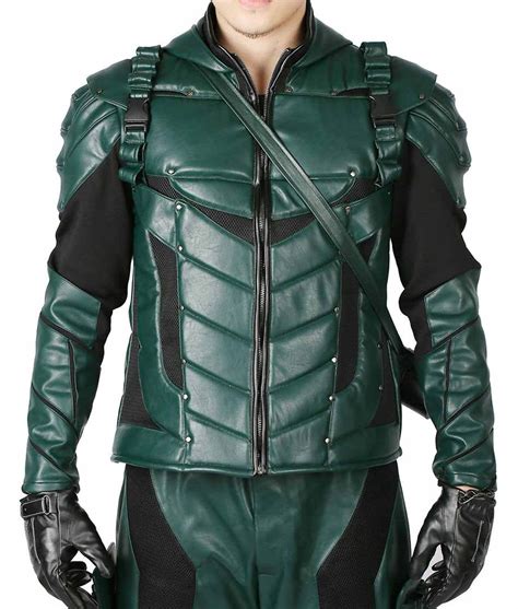 arrow jacket replica|Green Arrow Costume .